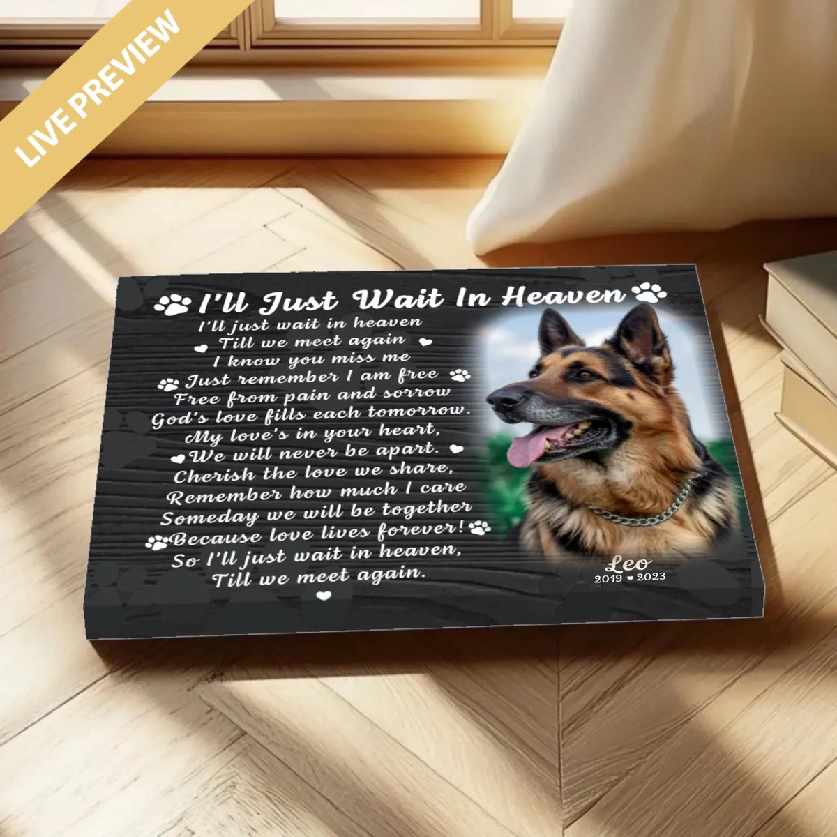 20x16 Mockup Canvas Wrapped - ngang