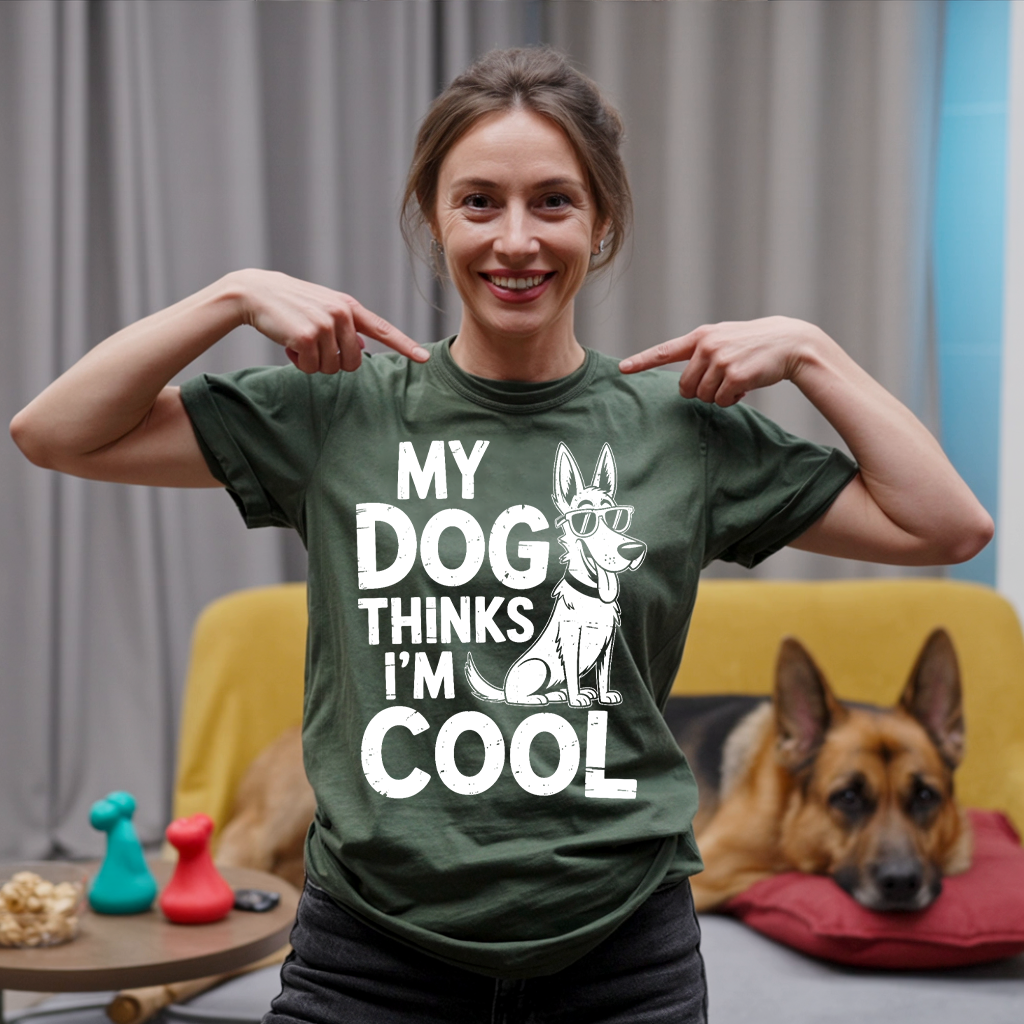 My Dog Thinks I'm Cool T-shirt