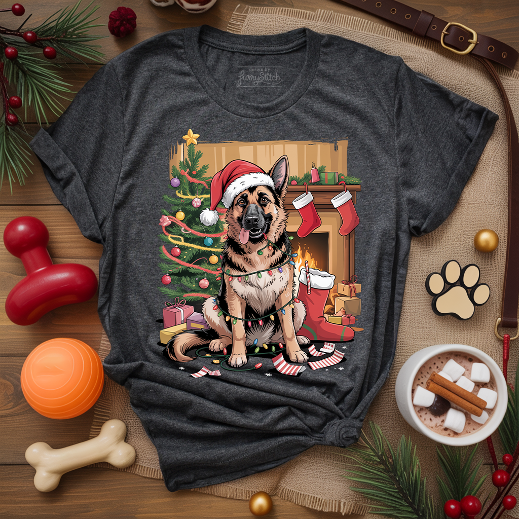 Merry Mess GSD T-shirt