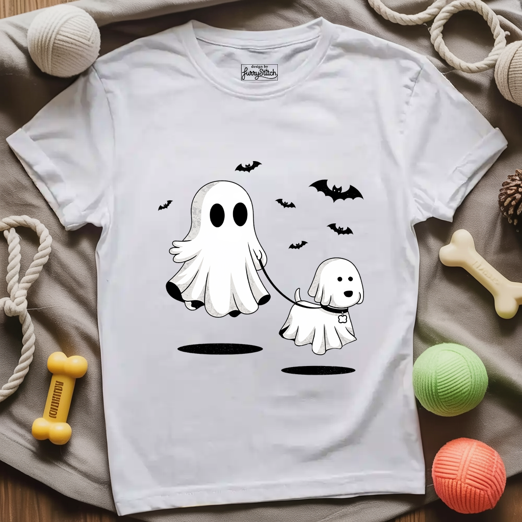 Ghost Walking Dog T-shirt