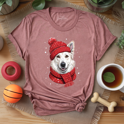 Cozy White German Shepherd T-shirt