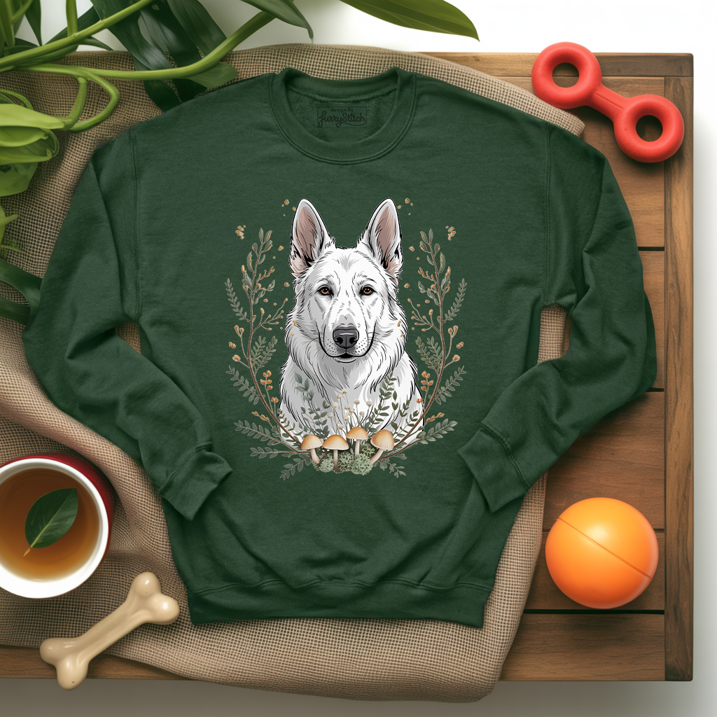 Bohemian White Shepherd Sweatshirt