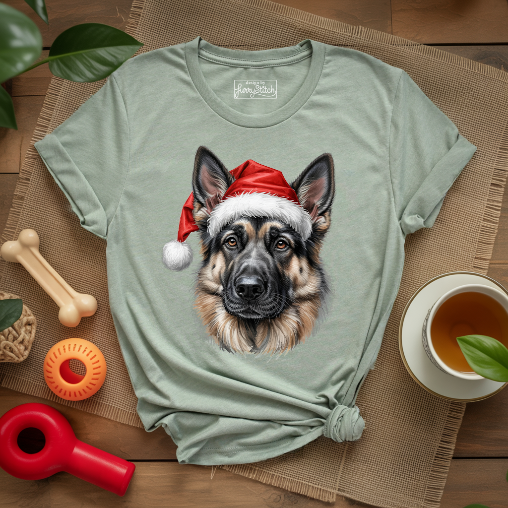 Merry German Shepherd T-shirt