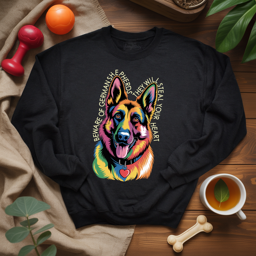 Beware Of German Shepherd Sweatshirt