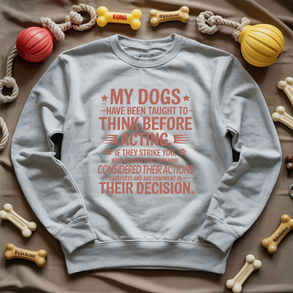 My Dogs Think Sweatshirt