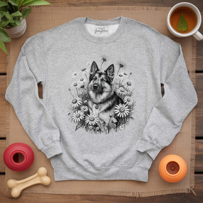 Monochrome Daisy Shepherd Sweatshirt