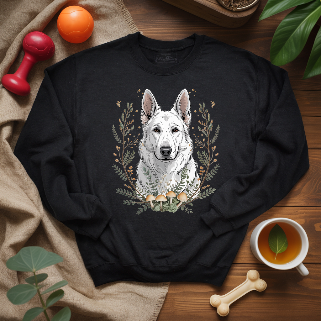 Bohemian White Shepherd Sweatshirt