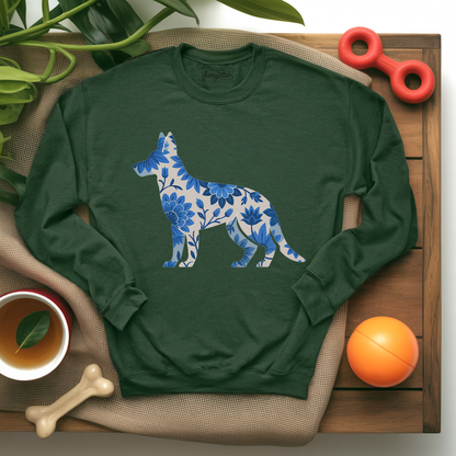 Blue Bloom Shepherd Sweatshirt