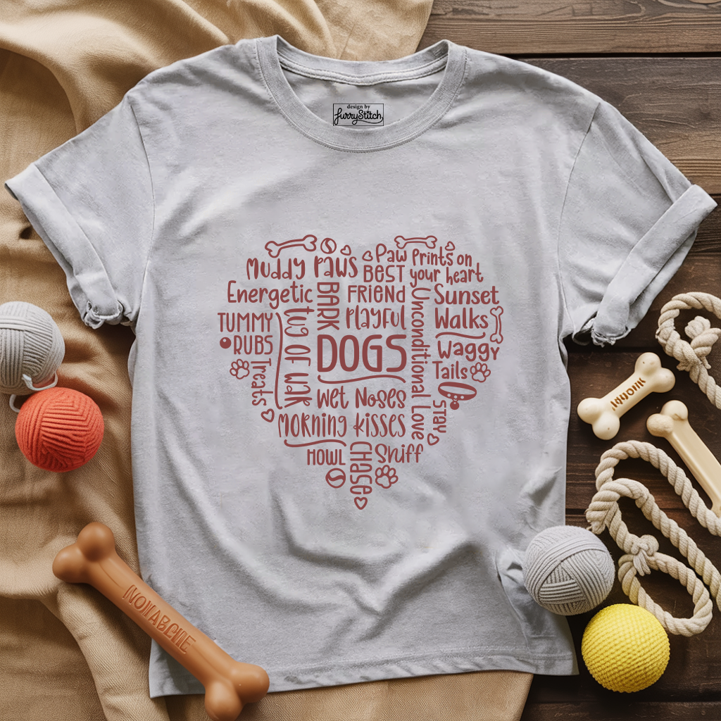Heart of Dog Love T-shirt