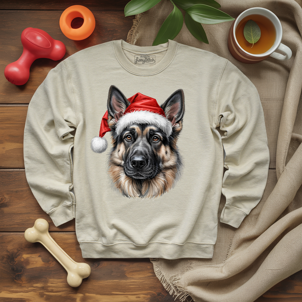 Merry German Shepherd Sweatshirt