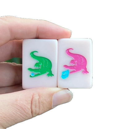 American Mahjong Tile Set Classic Club Design for Family Game Nights 160 Piece Acrylic Set with Storage Bag