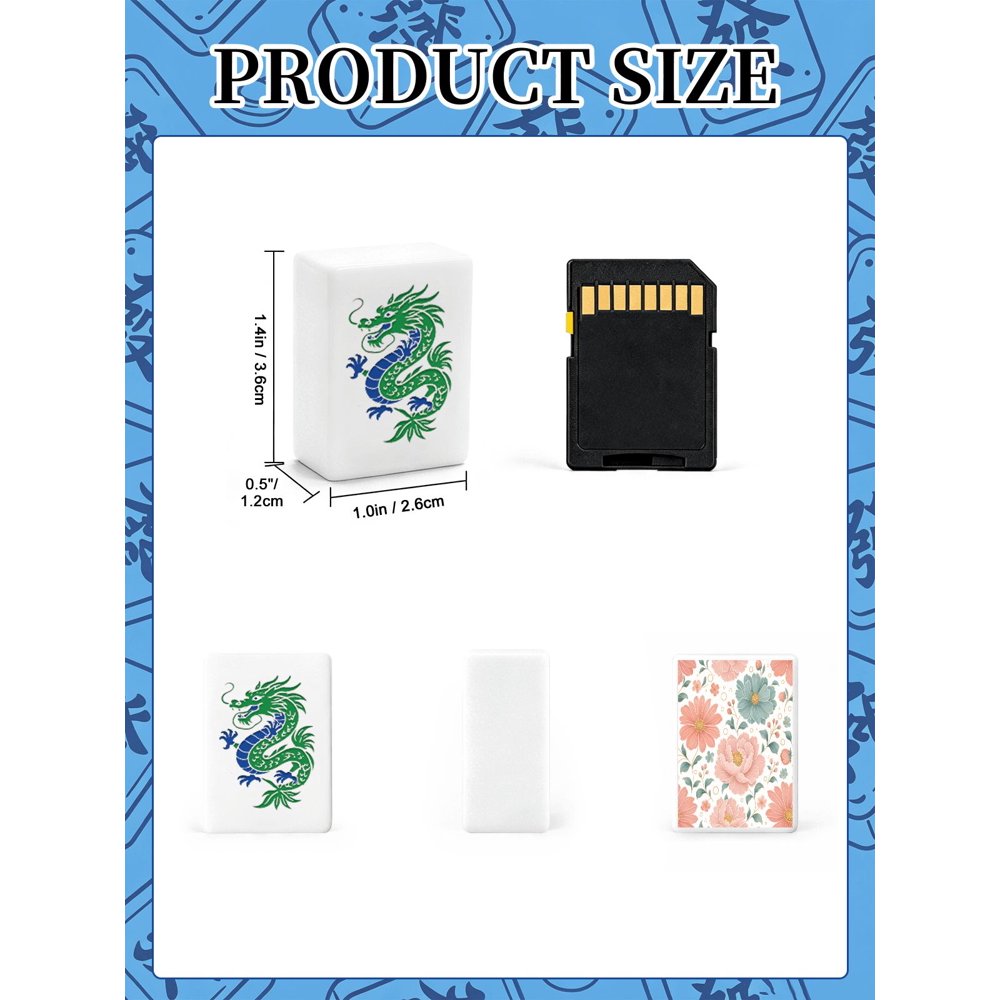 American Mahjong Game Set Pastel Pink and Teal Design for Club and Family Games 160 Piece Engraved Acrylic Set with Storage Bag and Dice
