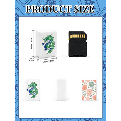 American Mahjong Game Set Pastel Pink and Teal Design for Club and Family Games 160 Piece Engraved Acrylic Set with Storage Bag and Dice