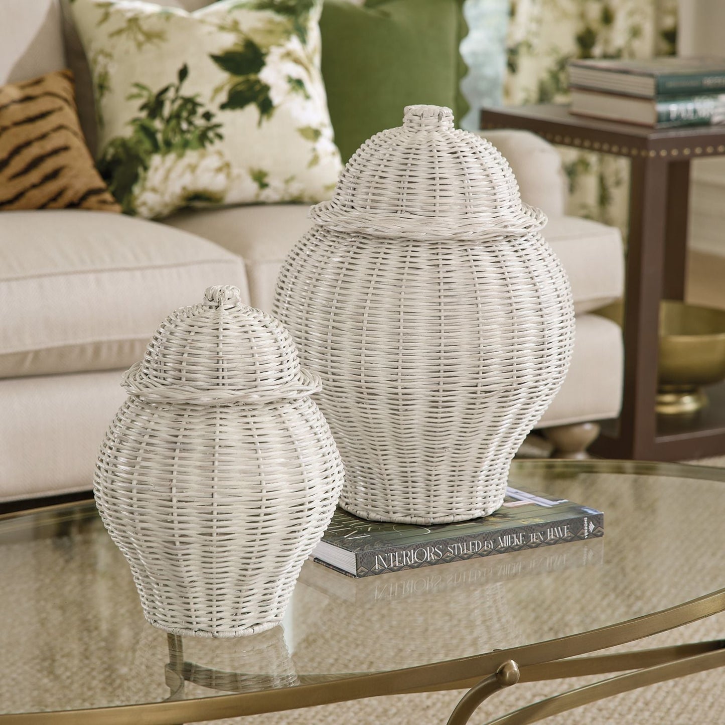 Woven Ginger Jar Basket
