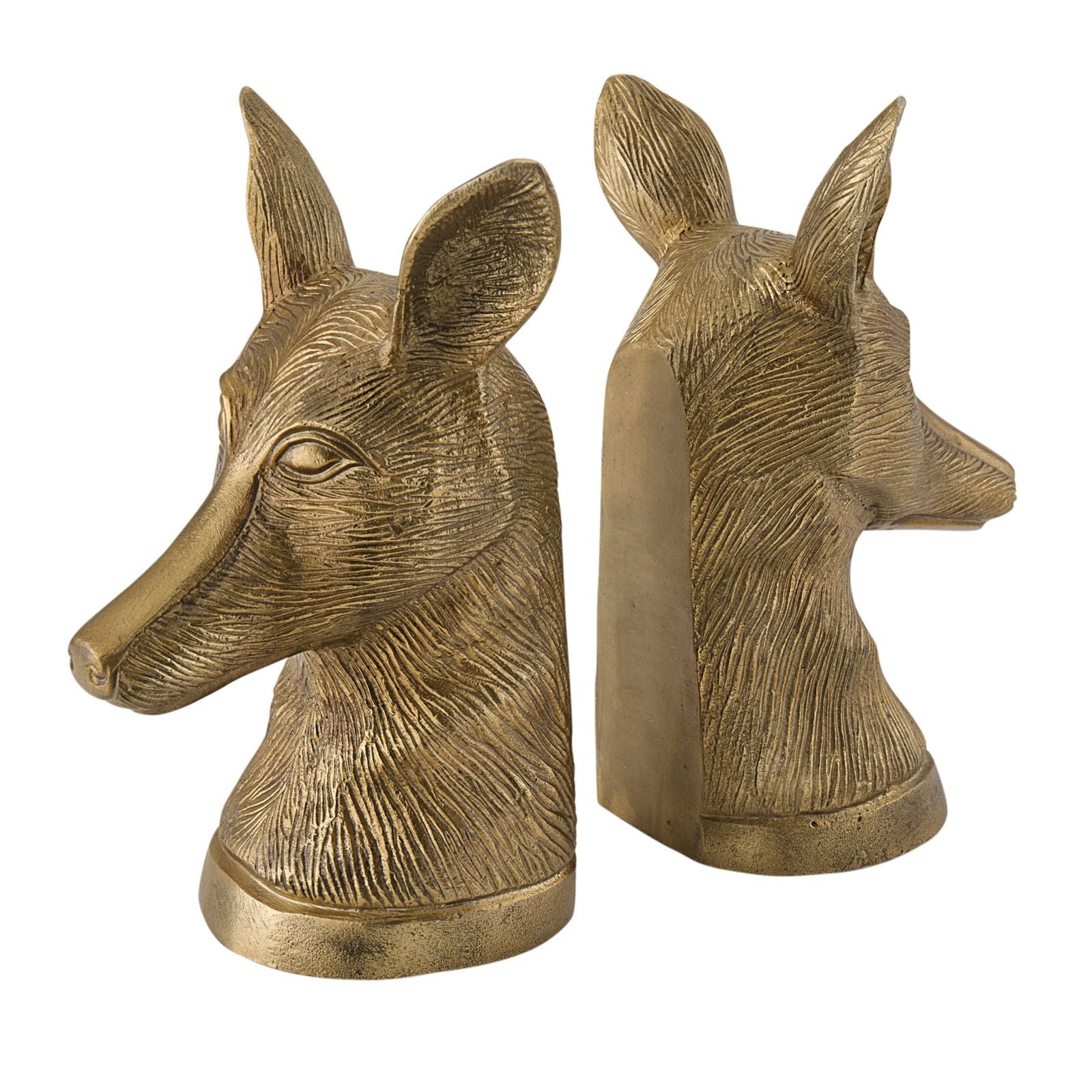 Carson Kressley Fox Head Bookends - Set of 2