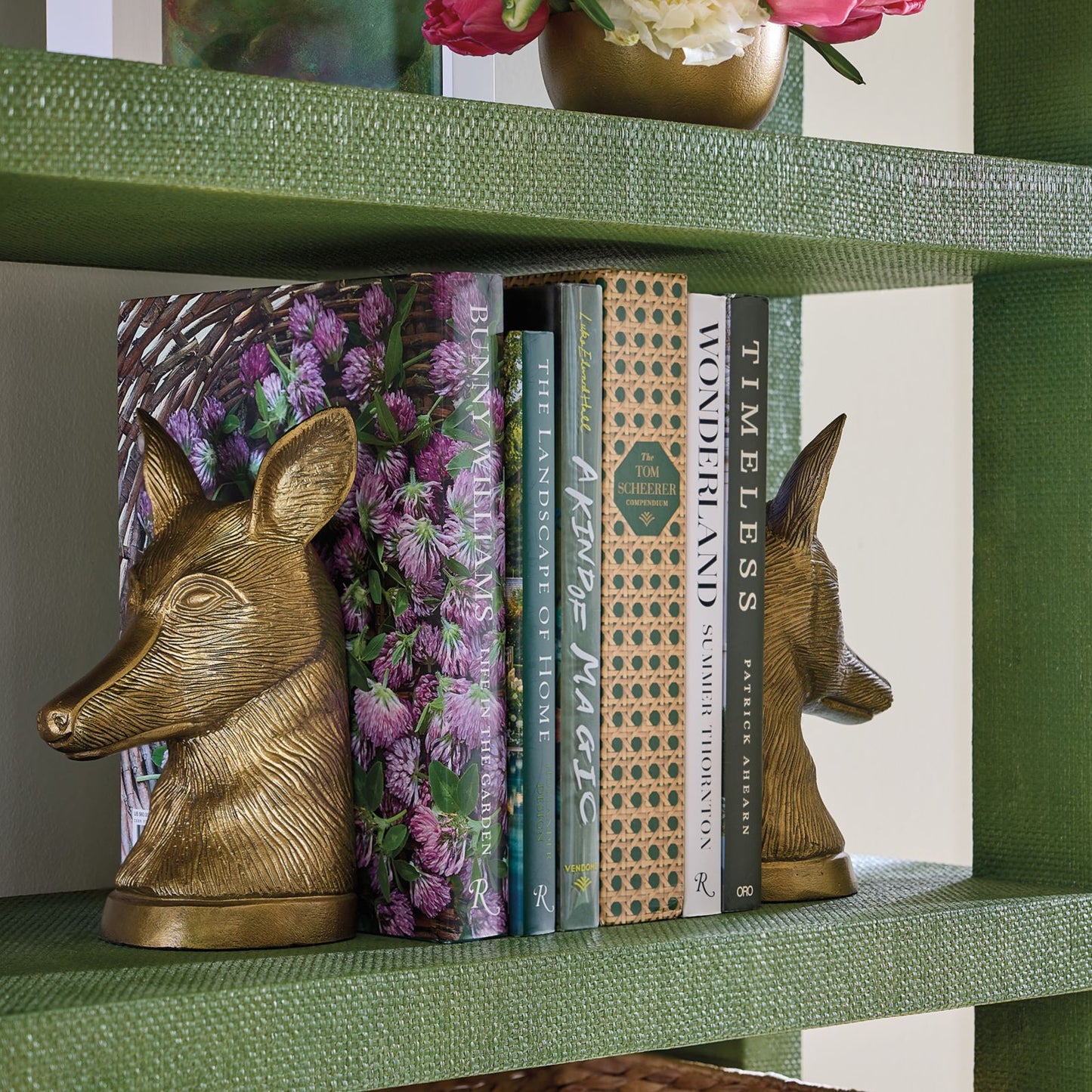 Carson Kressley Fox Head Bookends - Set of 2