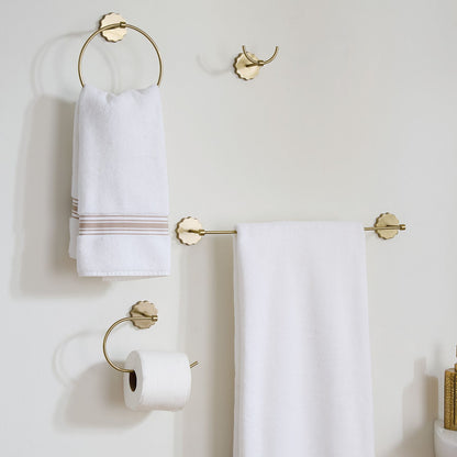 Scalloped Bath Hardware