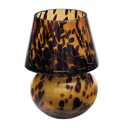 Tortoise Glass Candle Lamp