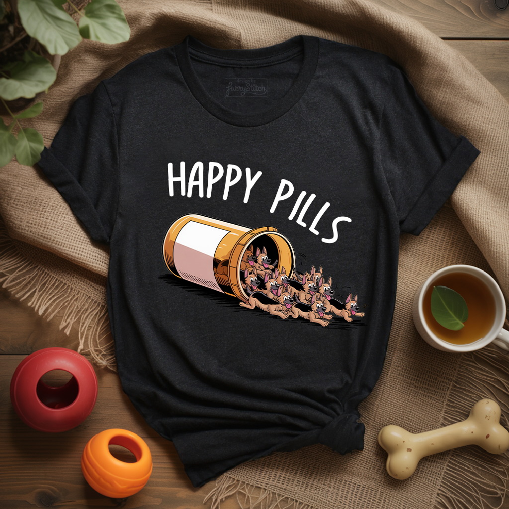Happy Pills GSD T-shirt