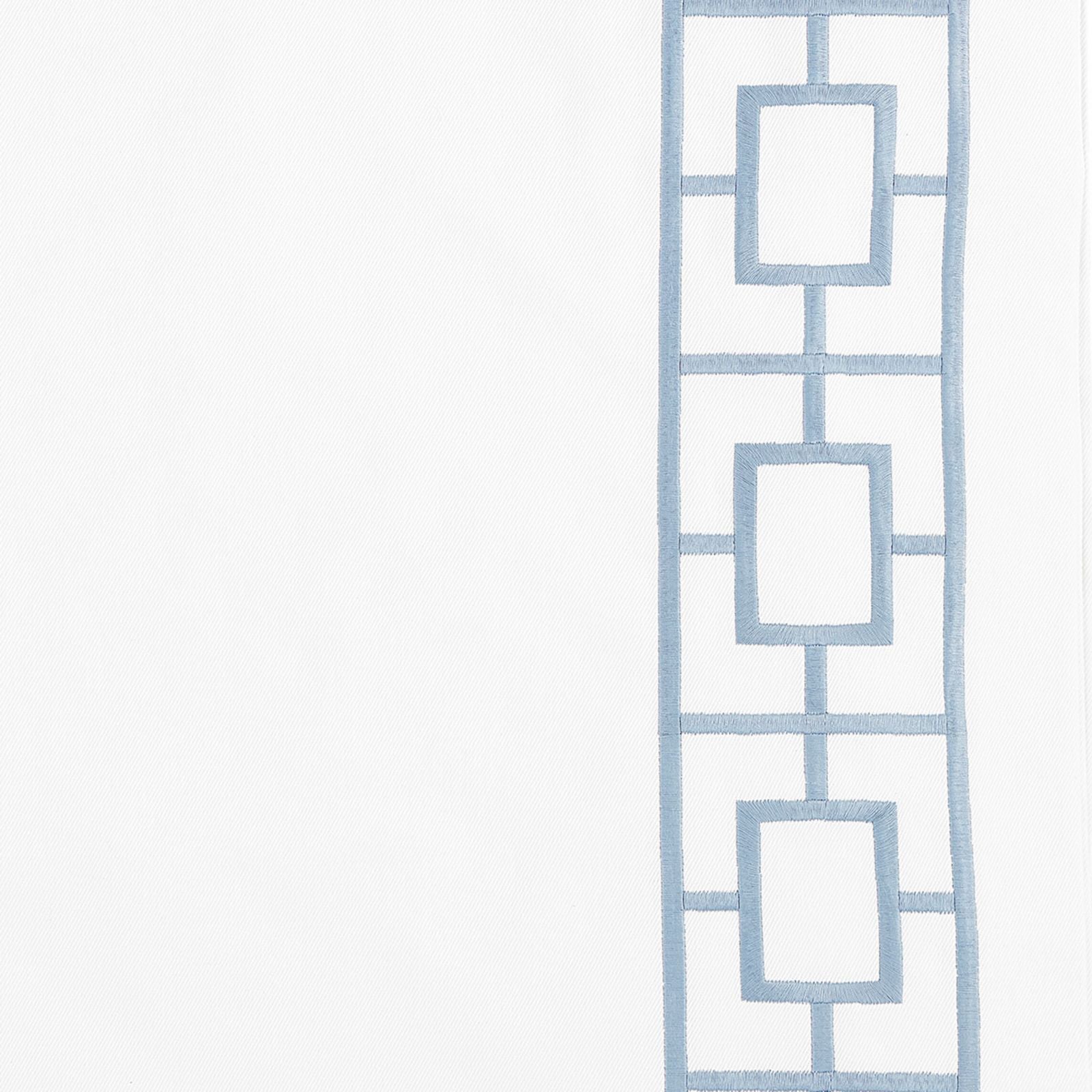 Embroidered Square Trellis Panels - Set of 2