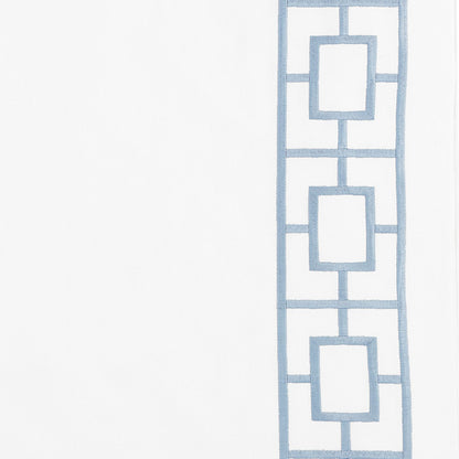 Embroidered Square Trellis Panels - Set of 2