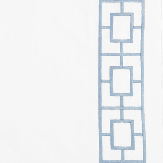 Embroidered Square Trellis Panels - Set of 2