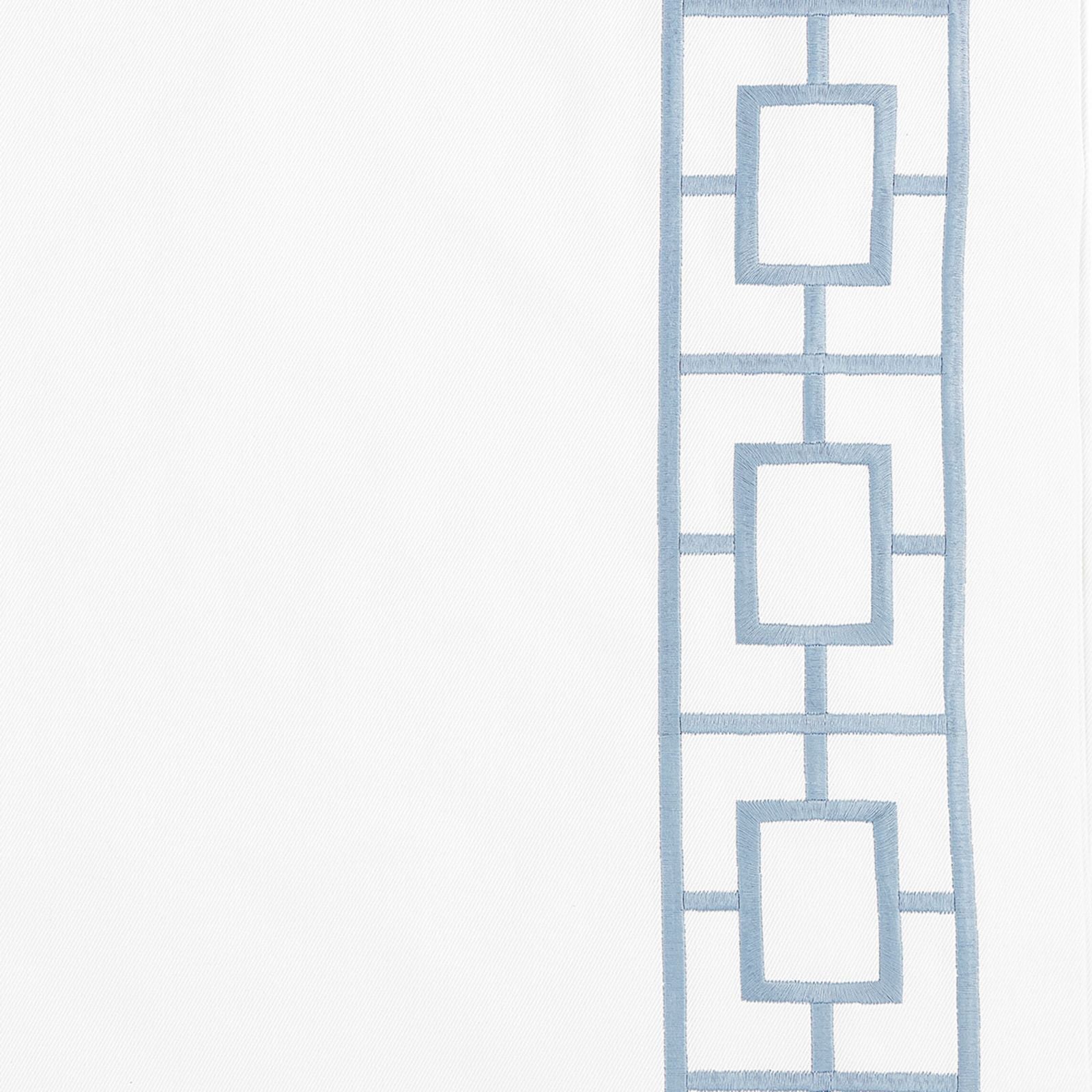 Embroidered Square Trellis Panels - Set of 2