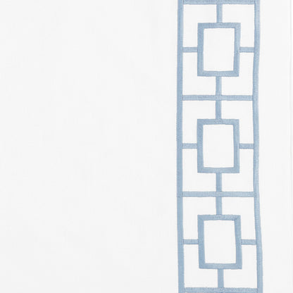 Embroidered Square Trellis Panels - Set of 2
