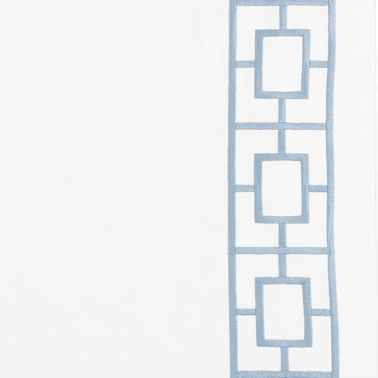 Embroidered Square Trellis Panels - Set of 2