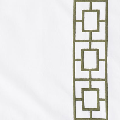 Embroidered Square Trellis Panels - Set of 2