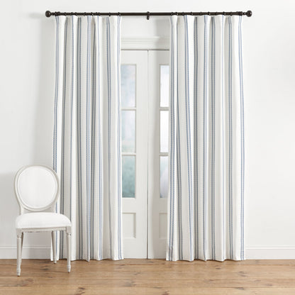 Hollis Ditsy Stripe Drapery Panel