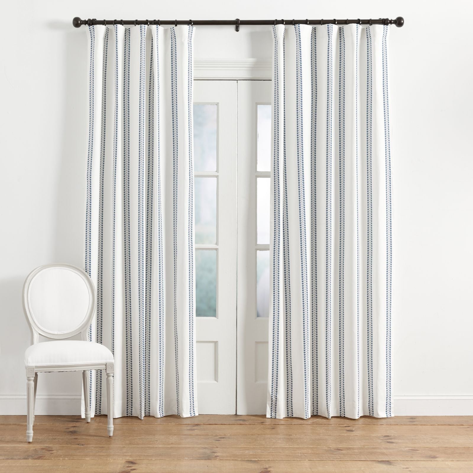 Hollis Ditsy Stripe Drapery Panel