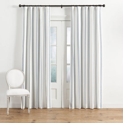 Hollis Ditsy Stripe Drapery Panel