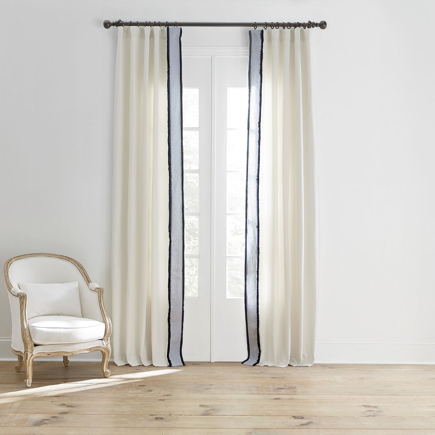 Bellport Fringed Drapery Panels - Set of 2