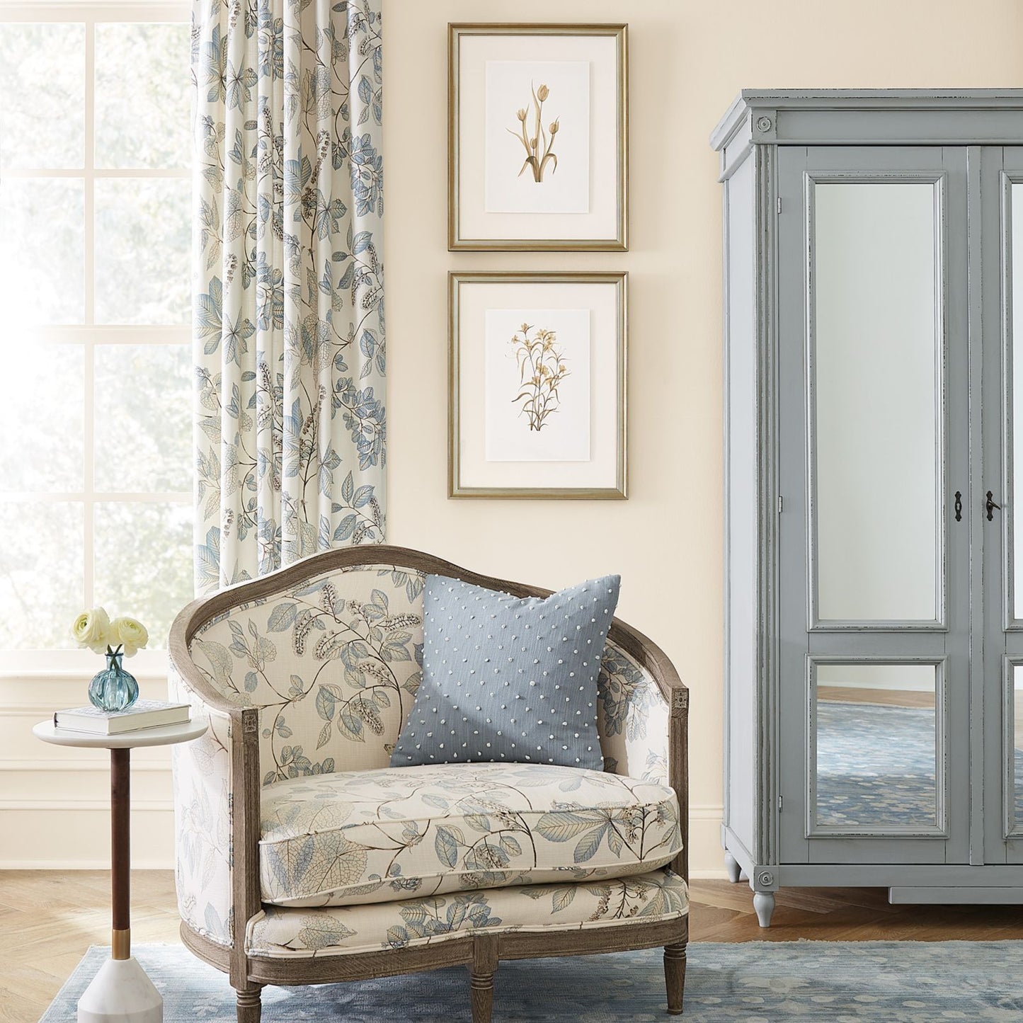 Becca Drapery Panel - Cloud