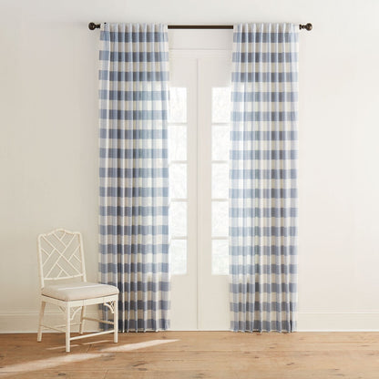 Buffalo Check Drapery Panels - Set of 2