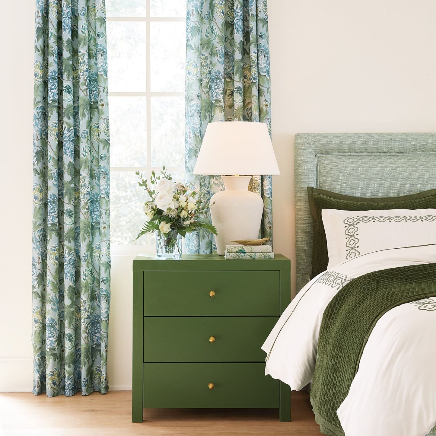 Alora Floral Drapery Panel
