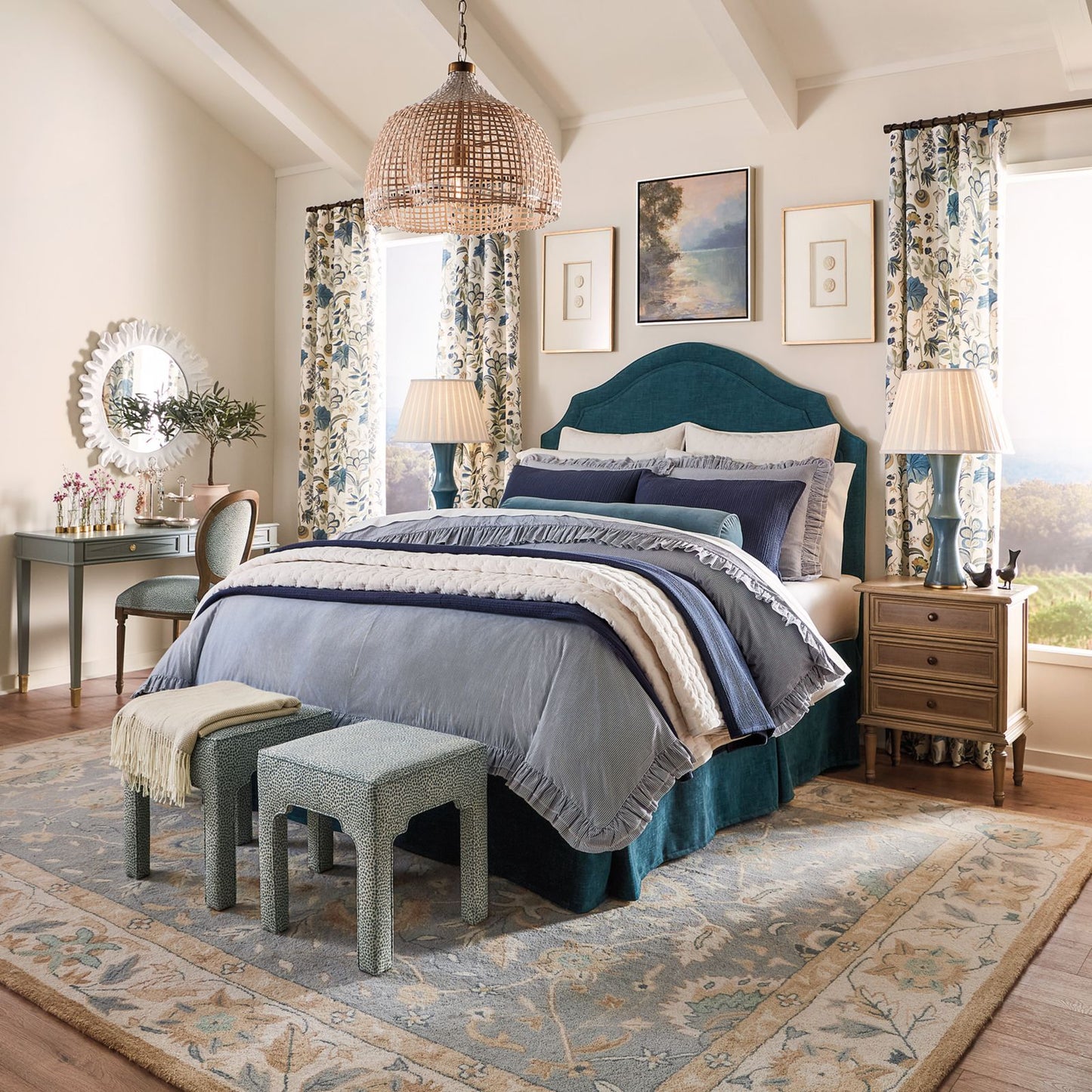 Isadore Floral Drapery Panel