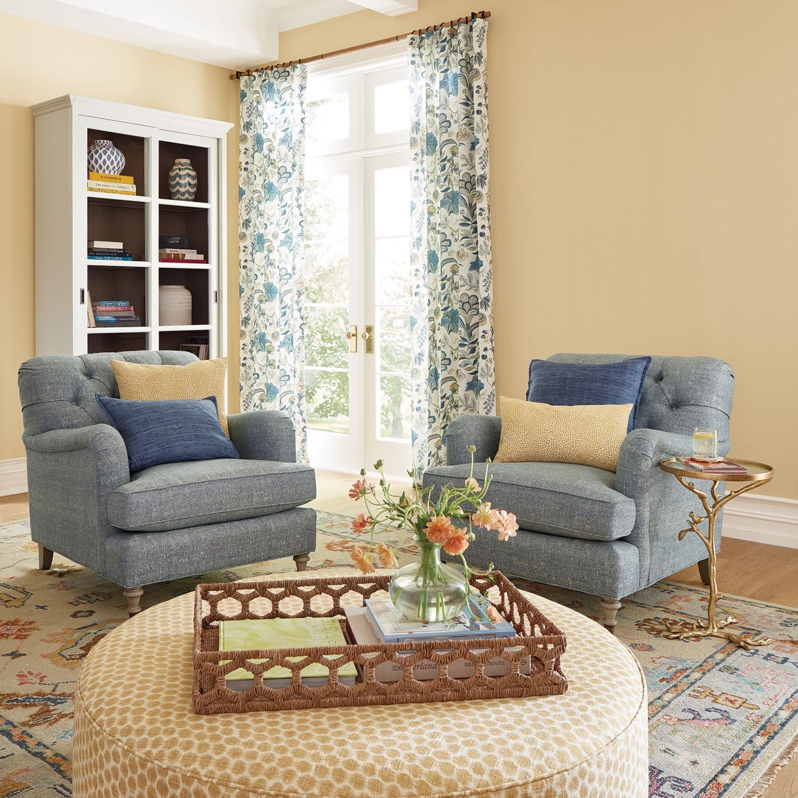 Isadore Floral Drapery Panel