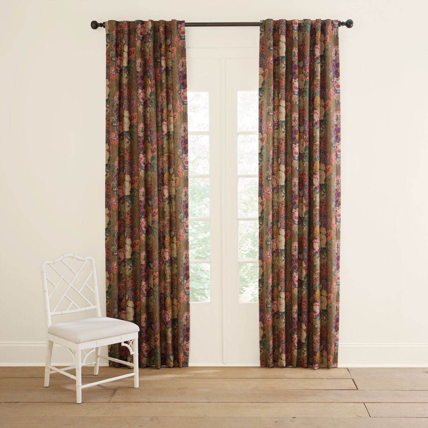 Frances Floral Drapery Panel