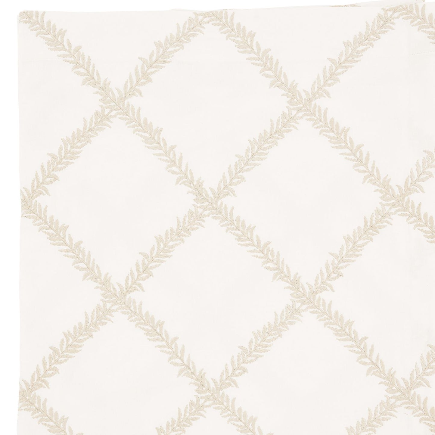 Lucian Embroidered Trellis Drapery Panel