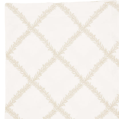 Lucian Embroidered Trellis Drapery Panel