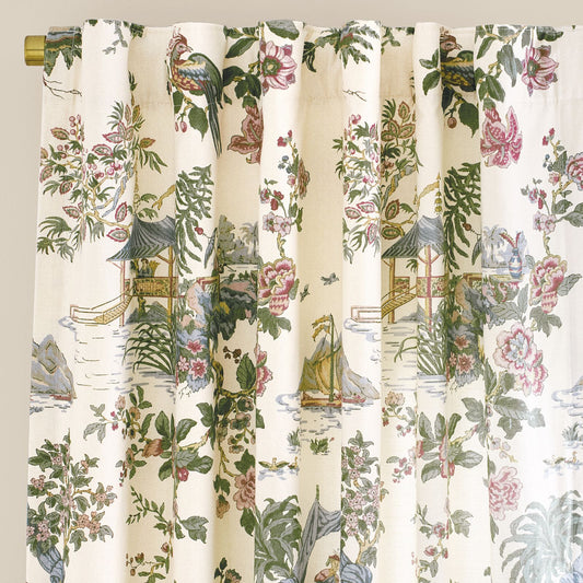 Lille Chinoiserie Drapery Panel