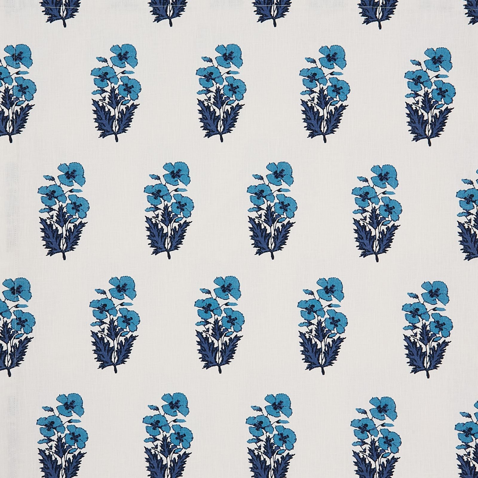 Leila Block Print Drapery Panel