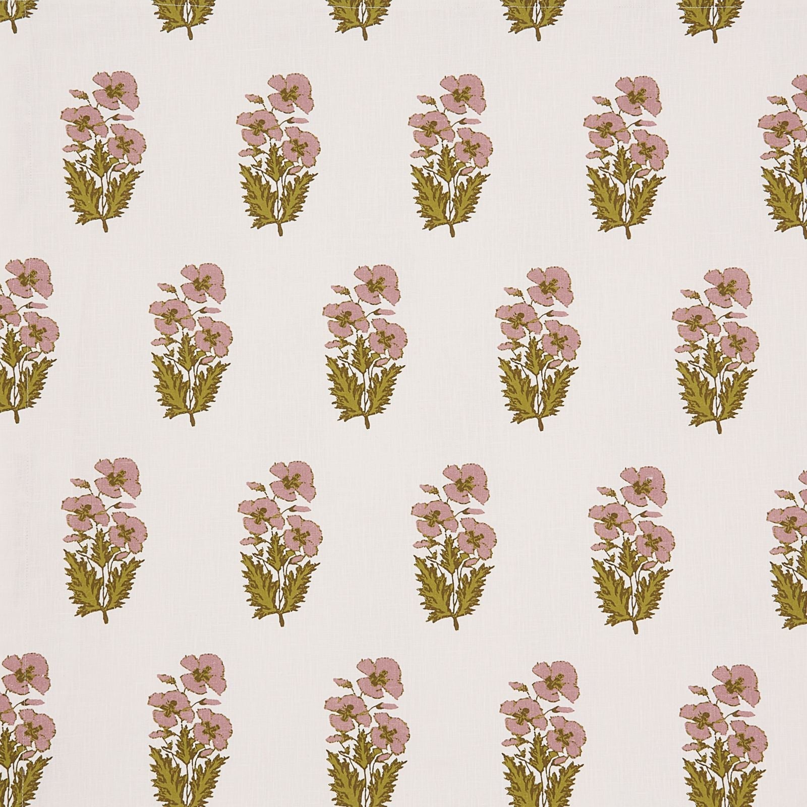Leila Block Print Drapery Panel