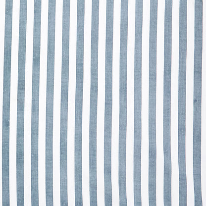 Classic Stripe Ruffled Drapery Panel