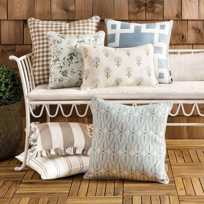 Peonies Sunbrella® Outdoor Pillow