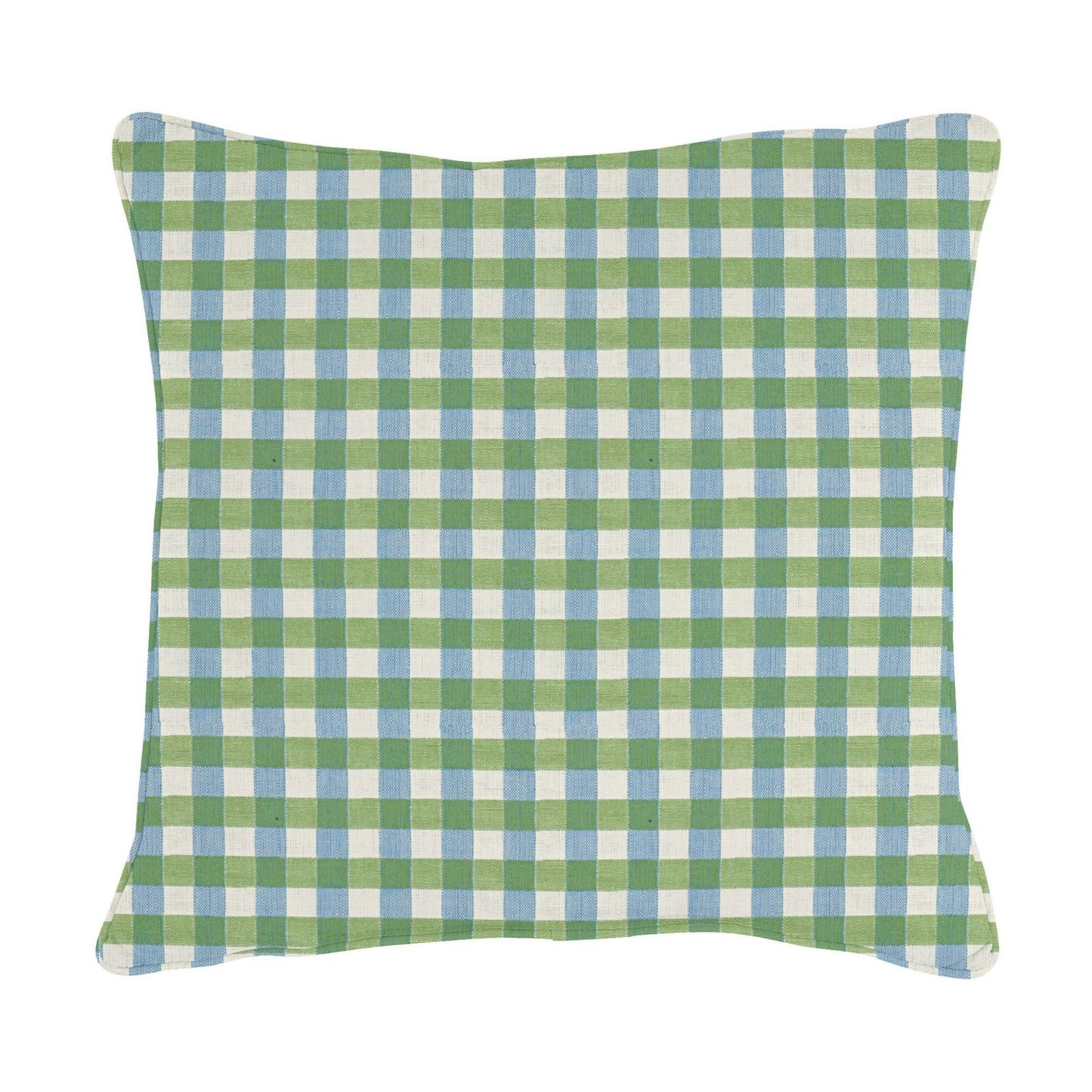 Gale Check Sunbrella® Outdoor Pillow