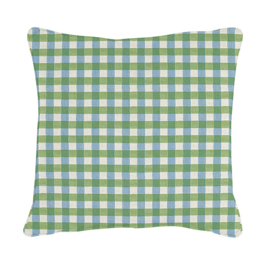 Gale Check Sunbrella® Outdoor Pillow