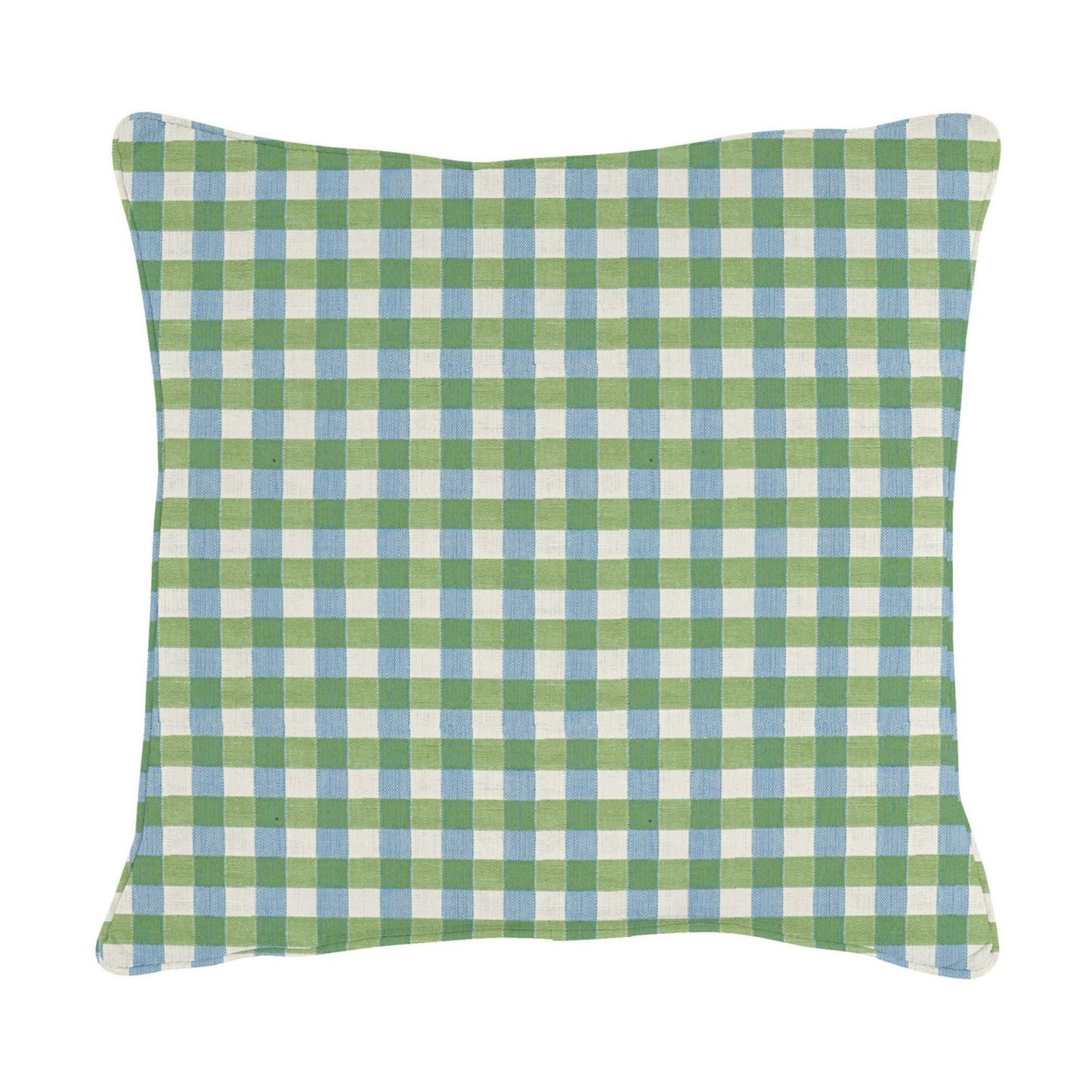 Gale Check Sunbrella® Outdoor Pillow